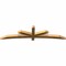 Ekena Millwork Alberta Rough Sawn Timber Gable Bracket, Western Red Cedar, 96"W x 24"H x 4"D x 4"F, 6/12 Pitch GBW096X24X0404ALB00RWR - alternate 5